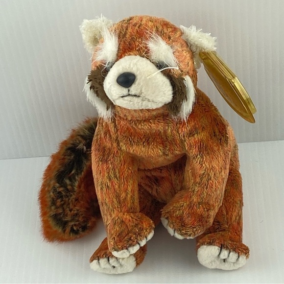 Ty Rusty the Red Panda Beanie Babies Plush 2002 - Picture 1 of 11